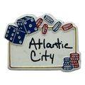 Atlantic City Dice and Chips Fridge Magnet