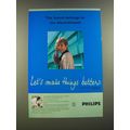 1995 Philips Medical Systems Ad - The future belongs to the discontented