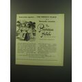 1949 The Princess Hotel Ad - Everyone agrees.. ...
