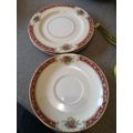 2 X Side/Tea Plate 1 Saucer made in occupied Japan