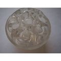 Davidson Flower Frog Rose 19 Hole Clear Glass 3...
