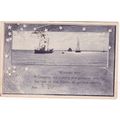 Christmas Greetings Postcard posted 1905 VGC
