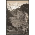 Breithorn & Lauterbrunnental, Wengen, c.1940s -...