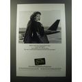 1992 Discover Private Issue Credit Card Ad - Mother asked why I charged ticket