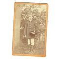 Victorian cdv photo man in hunting gear unstate...