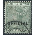 Jamaica 1891 O3 1/2d Green OFFICIAL Very Fine U...