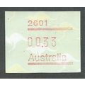 AUS 1985 00.33 'MACHINE LABELS (KANGAROO'S (260...