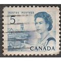 Canada 1967-73 5c Value. Blue. Good Fine
