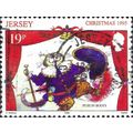 JERSEY, CHRISTMAS, Puss in Boots, red 1995, 19p