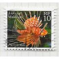 MALDIVES 2001 FISH DEVIL FIRE LION FIREFISH LIO...
