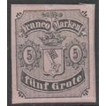 Mi: I I MH 1856 Cat € 30 Bremen not issued