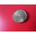 1966 QUEEN ELIZABETH II BRASS THREEPENCE - COIN...