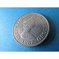 1987 QUEEN ELIZABETH II BAILIWICK OF JERSEY TEN...