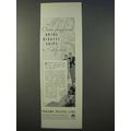 1934 Panama Pacific Line Cruise Ad - Ocean Playground