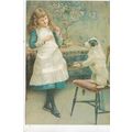 A Helping Hand from Dogs Postcard unused VGC
