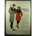 1950 American Viscose Corporation Ad - The handsomest team in the Stadium