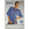 Vintage: Sirdar 7037 sweater, DK. 30-40 inch, 7...
