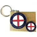 Gift Boxed English Scooterist Metal Keyring & E...