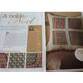 Noel Cushion Cover Cross Stitch Chart Magazine ...
