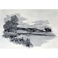 ARUNDEL FROM THE RIVER 1893 George Charles Hait...