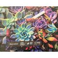 PICKFORU Succulent 1000 Piece Plant Jigsaw Puzz...