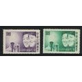 Taiwan 20th Youth Day 2v 1963 MNH SG#464-465