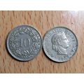 Switzerland 1955 10 Rappen Coin