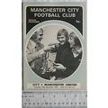 1972 programme Manchester City v. Manchester Un...