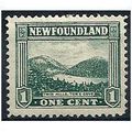 Newfoundland 1923 SG149 1c Green Mounted Mint