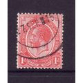 SOUTH AFRICA 1913 SG 4 1d ROSE RED FINE USED#2