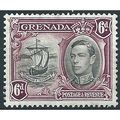 Grenada 1942 SG159a 6d Black & Purple Perf 13.5...