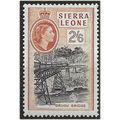 Sierra Leone 1956 SG219 2/6d Black & Chestnut M...