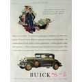 BUICK 1929 automobile car vintage advertisement