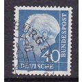 GERMANY 1954 HEUSS 40pf BLUE VALUE USED sg1122c #2
