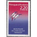 Andorre Français 1989 Michel 397 Neuf ** Cote (...