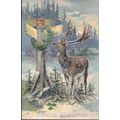 Germany Greetings Card - Froliche Weihnachten