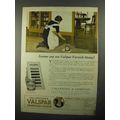 1922 Valentine's Valspar Varnish-Stains Ad - An...
