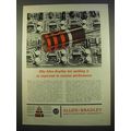 1963 Allen-Bradley Ad - Hot Molded Resistors - Important