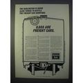 1966 Burlington Route Railroad Ad - Car Shortage