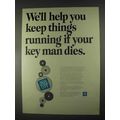 1967 New York Life Insurance Ad - Keep Things Running