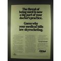 1977 The St. Paul Insurance Ad - Threat of Being Sued