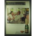 1989 Charles Heidsieck Champagne Ad - Frances Edmonds and Phil Edmonds