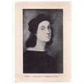 A SELF PORTRAIT painting by Raphael unused vint...
