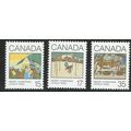 Canada 1980 Christmas set 3v SG993-995 UM
