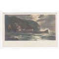 Coastal View of Clovelly Art Postcard Devon Chi...