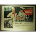 1938 Coca-Cola Soda Ad - Take off.. Refreshed