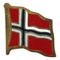 Norway Flag Hat Tac or Lapel Pin