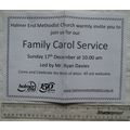2017 flyer Halmer End Methodist Church Christma...