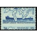 1069, Mint NH 3¢ Misperfed Error Great Lakes * ...