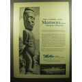 1957 Matson Lines Cruise Ad - take a camera.. and a Matson liner SS Mariposa